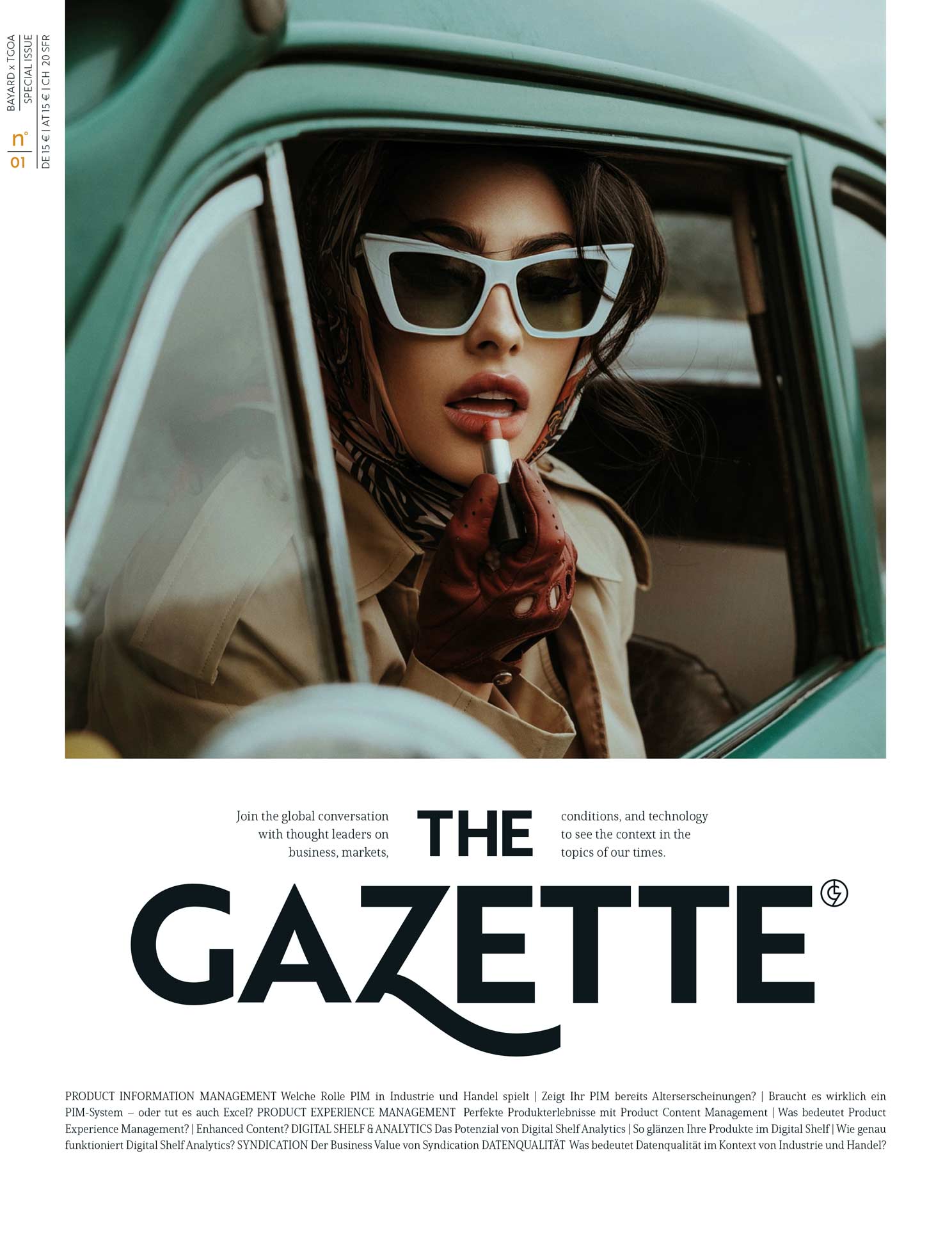 BAYARD x TGOA: The Gazette Spezialedition Ein ganzes Magazin, vollgepackt mit Themen rund um das Product Content Management