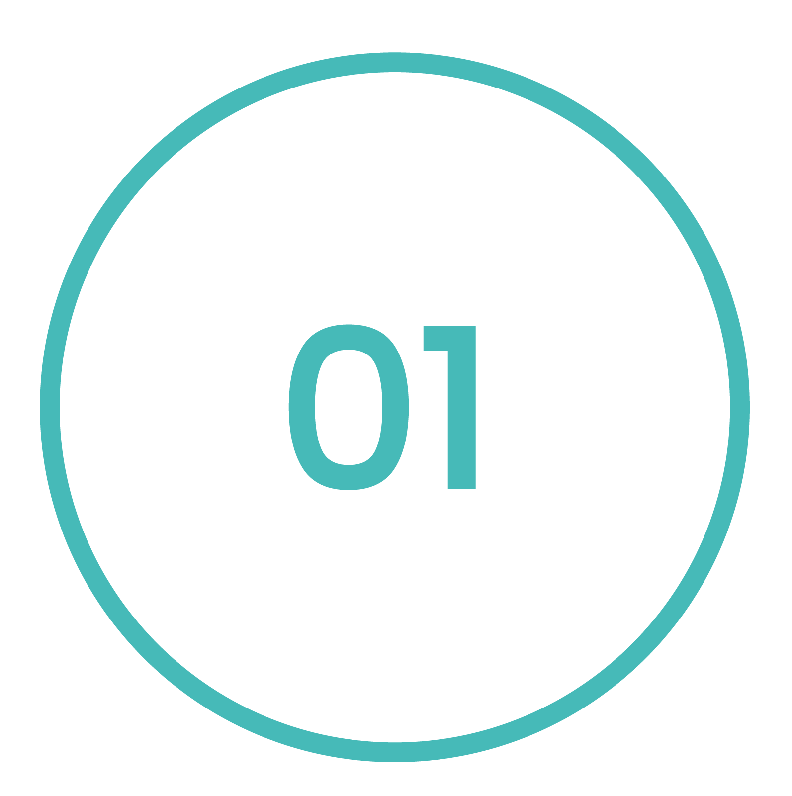 Icon eins türkis